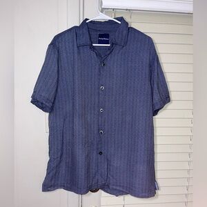 Tommy Bahama Men’s 100% Silk Short Sleeve Button Down Shirt Size Large